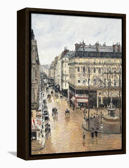 Rue Saint-Honoré in the Afternoon, Effect of Rain, 1897-Camille Pissarro-Framed Premier Image Canvas