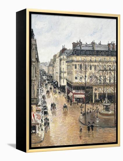 Rue Saint-Honoré in the Afternoon, Effect of Rain, 1897-Camille Pissarro-Framed Premier Image Canvas