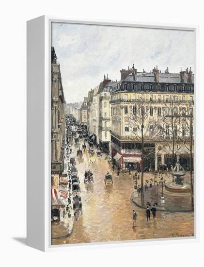 Rue Saint-Honoré in the Afternoon, Effect of Rain, 1897-Camille Pissarro-Framed Premier Image Canvas