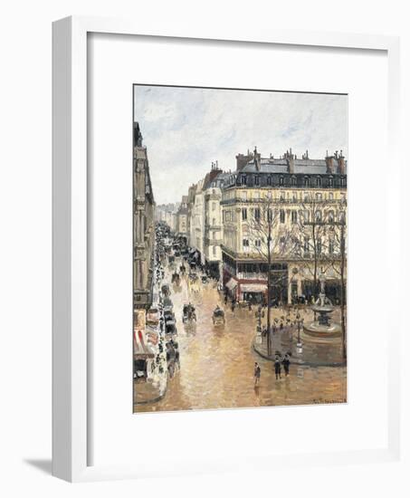 Rue Saint-Honoré in the Afternoon, Effect of Rain, 1897-Camille Pissarro-Framed Giclee Print