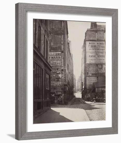 Rue Saint-Jacques, 1864-Charles Marville-Framed Giclee Print