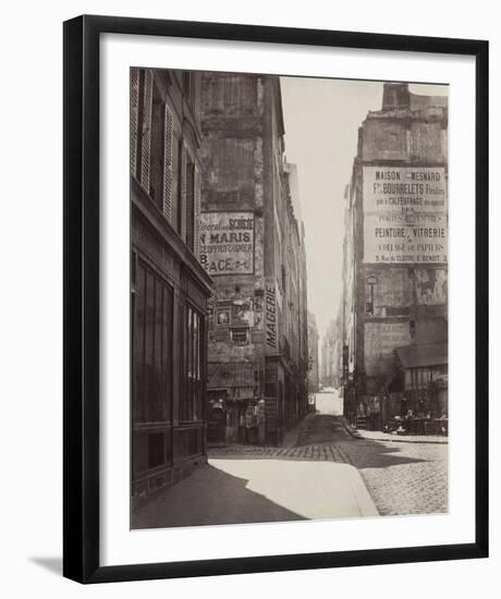 Rue Saint-Jacques, 1864-Charles Marville-Framed Giclee Print