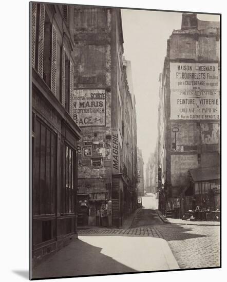 Rue Saint-Jacques, 1864-Charles Marville-Mounted Giclee Print