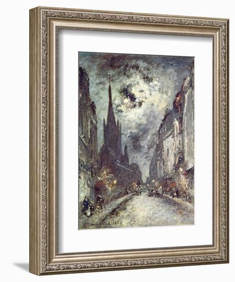 Rue Saint-Severin, 1877-Johan-Barthold Jongkind-Framed Giclee Print