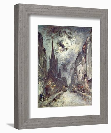 Rue Saint-Severin, 1877-Johan-Barthold Jongkind-Framed Giclee Print