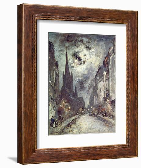 Rue Saint-Severin, 1877-Johan-Barthold Jongkind-Framed Giclee Print