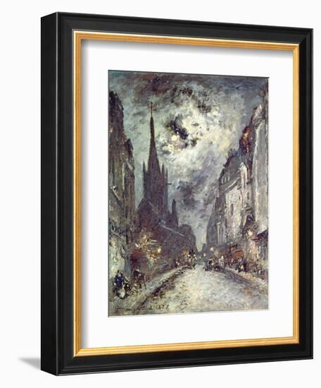 Rue Saint-Severin, 1877-Johan-Barthold Jongkind-Framed Giclee Print