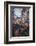 Rue St Denis in Paris During Patriotic Festival of June 30, 1878-Claude Monet-Framed Giclee Print