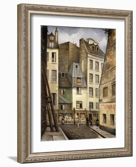 Rue St. Julien Le Pauvre, Paris-Christopher Richard Wynne Nevinson-Framed Giclee Print