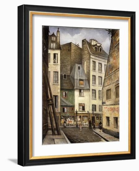 Rue St. Julien Le Pauvre, Paris-Christopher Richard Wynne Nevinson-Framed Giclee Print