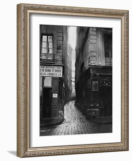 Rue Tirechape, from Rue St. Honore, Paris, 1858-78-Charles Marville-Framed Giclee Print