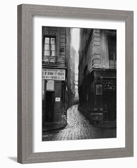 Rue Tirechape, from Rue St. Honore, Paris, 1858-78-Charles Marville-Framed Giclee Print