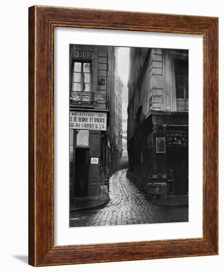 Rue Tirechape, from Rue St. Honore, Paris, 1858-78-Charles Marville-Framed Giclee Print