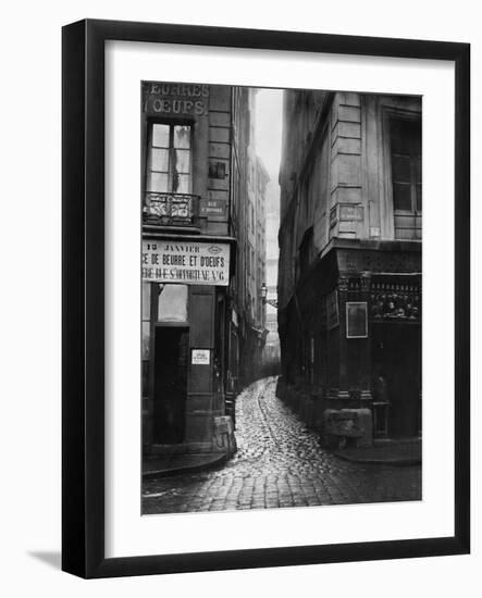 Rue Tirechape, from Rue St. Honore, Paris, 1858-78-Charles Marville-Framed Giclee Print