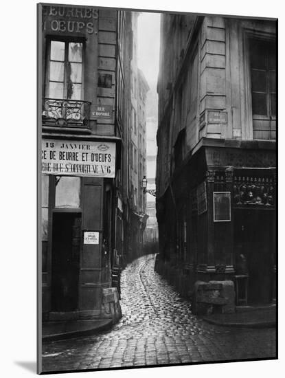 Rue Tirechape, from Rue St. Honore, Paris, 1858-78-Charles Marville-Mounted Giclee Print