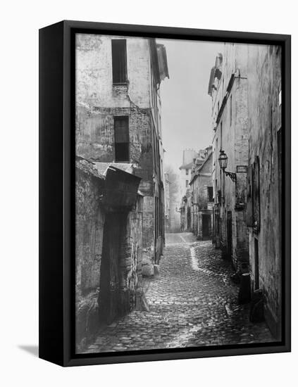 Rue Traversine, from Rue D'Arras, Paris, Between 1858-78-Charles Marville-Framed Premier Image Canvas