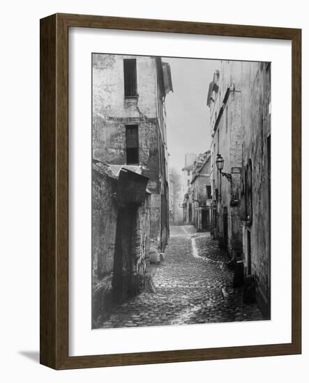 Rue Traversine, from Rue D'Arras, Paris, Between 1858-78-Charles Marville-Framed Giclee Print