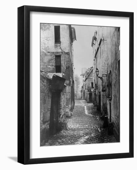 Rue Traversine, from Rue D'Arras, Paris, Between 1858-78-Charles Marville-Framed Giclee Print