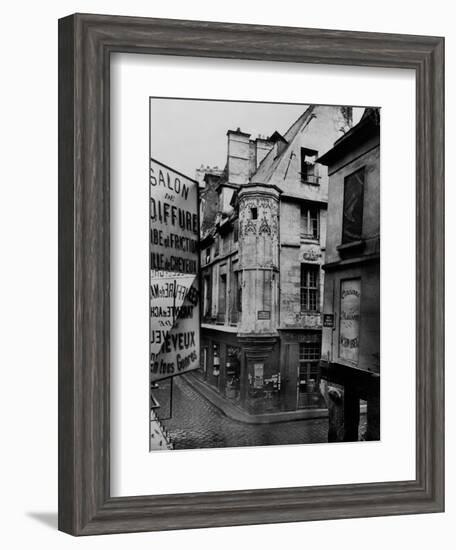 Rue Vieille-Du-Temple, Paris, 1858-78-Charles Marville-Framed Giclee Print