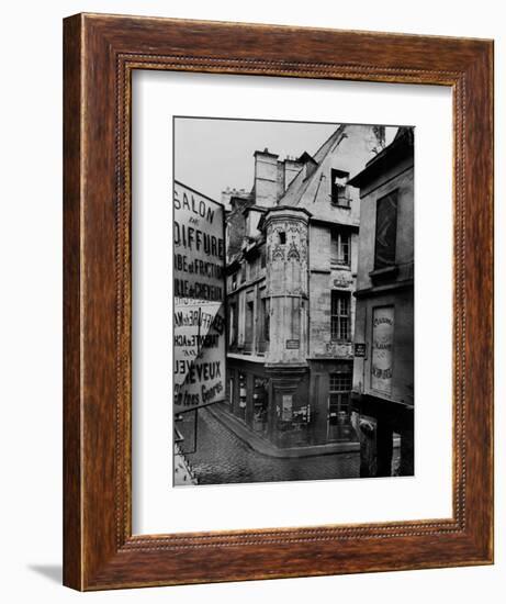 Rue Vieille-Du-Temple, Paris, 1858-78-Charles Marville-Framed Giclee Print