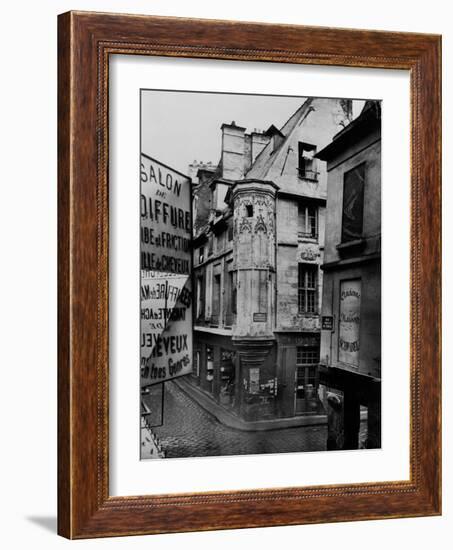 Rue Vieille-Du-Temple, Paris, 1858-78-Charles Marville-Framed Giclee Print