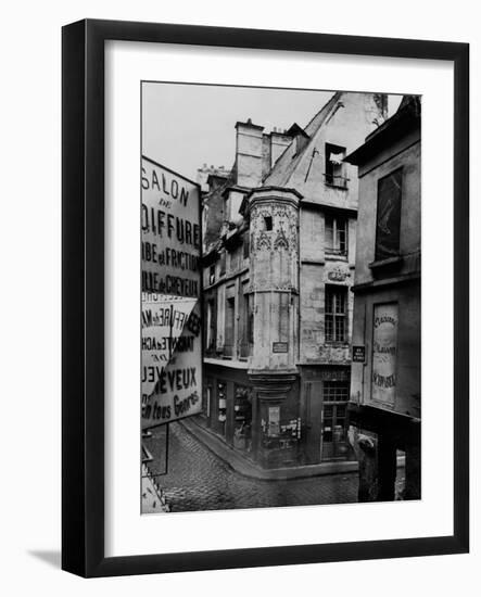 Rue Vieille-Du-Temple, Paris, 1858-78-Charles Marville-Framed Giclee Print