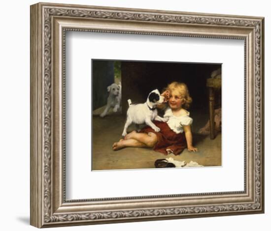 Ruff Play-Arthur Elsley-Framed Premium Giclee Print