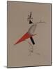 Ruffian, Figurine for the Opera Victory over the Sun by A. Kruchenykh, 1920-1921-El Lissitzky-Mounted Giclee Print