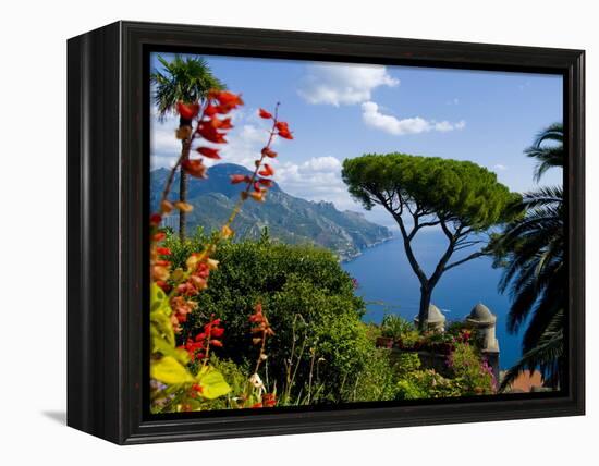 Rufolo View, Ravello, Amalfi Coast, UNESCO World Heritage Site, Campania, Italy, Europe-Charles Bowman-Framed Premier Image Canvas