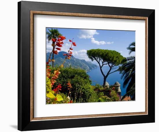 Rufolo View, Ravello, Amalfi Coast, UNESCO World Heritage Site, Campania, Italy, Europe-Charles Bowman-Framed Photographic Print