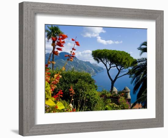 Rufolo View, Ravello, Amalfi Coast, UNESCO World Heritage Site, Campania, Italy, Europe-Charles Bowman-Framed Photographic Print