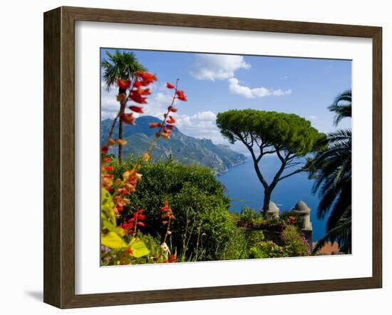 Rufolo View, Ravello, Amalfi Coast, UNESCO World Heritage Site, Campania, Italy, Europe-Charles Bowman-Framed Photographic Print