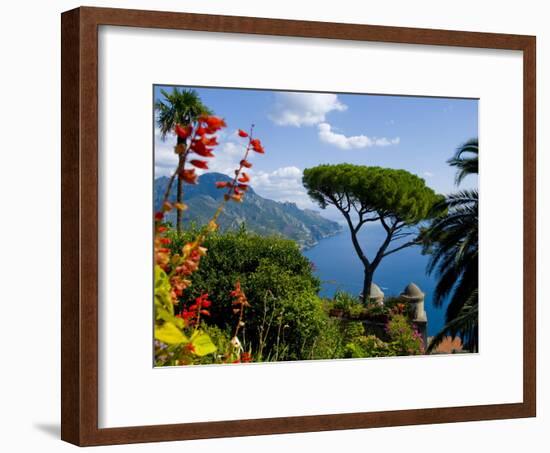 Rufolo View, Ravello, Amalfi Coast, UNESCO World Heritage Site, Campania, Italy, Europe-Charles Bowman-Framed Photographic Print