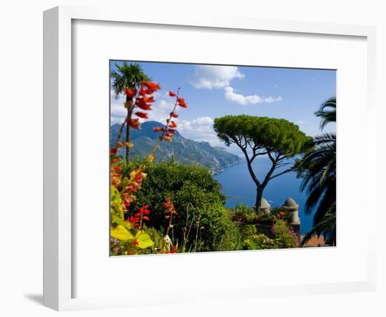 Rufolo View, Ravello, Amalfi Coast, UNESCO World Heritage Site, Campania, Italy, Europe-Charles Bowman-Framed Photographic Print