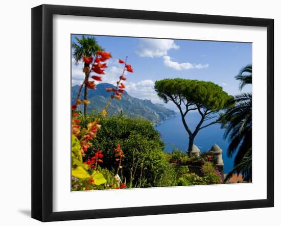 Rufolo View, Ravello, Amalfi Coast, UNESCO World Heritage Site, Campania, Italy, Europe-Charles Bowman-Framed Photographic Print