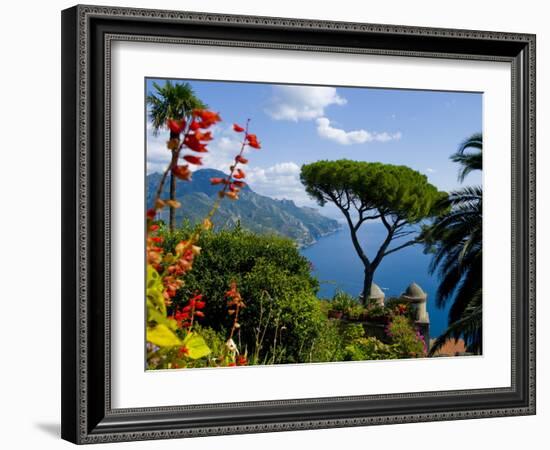 Rufolo View, Ravello, Amalfi Coast, UNESCO World Heritage Site, Campania, Italy, Europe-Charles Bowman-Framed Photographic Print