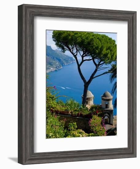 Rufolo View, Ravello, Amalfi Coast, UNESCO World Heritage Site, Campania, Italy, Europe-Charles Bowman-Framed Photographic Print