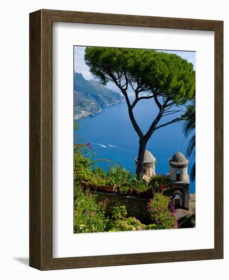 Rufolo View, Ravello, Amalfi Coast, UNESCO World Heritage Site, Campania, Italy, Europe-Charles Bowman-Framed Photographic Print