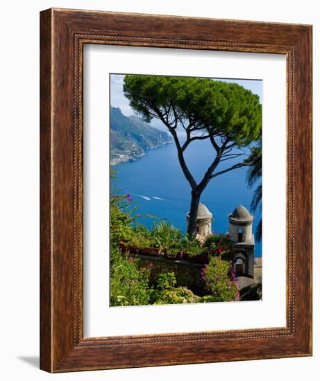 Rufolo View, Ravello, Amalfi Coast, UNESCO World Heritage Site, Campania, Italy, Europe-Charles Bowman-Framed Photographic Print