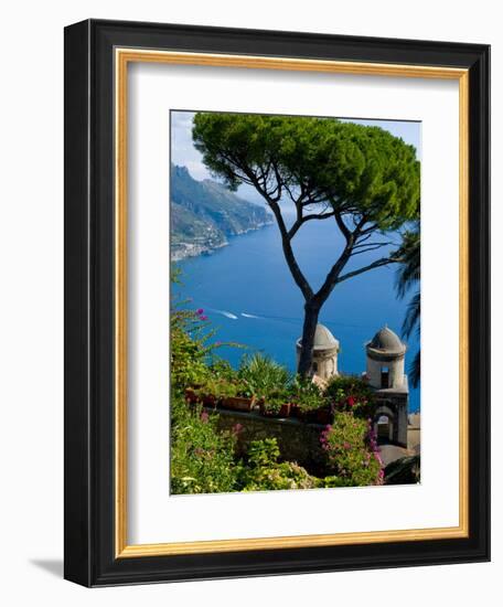 Rufolo View, Ravello, Amalfi Coast, UNESCO World Heritage Site, Campania, Italy, Europe-Charles Bowman-Framed Photographic Print