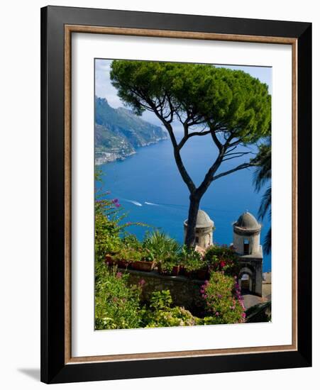 Rufolo View, Ravello, Amalfi Coast, UNESCO World Heritage Site, Campania, Italy, Europe-Charles Bowman-Framed Photographic Print