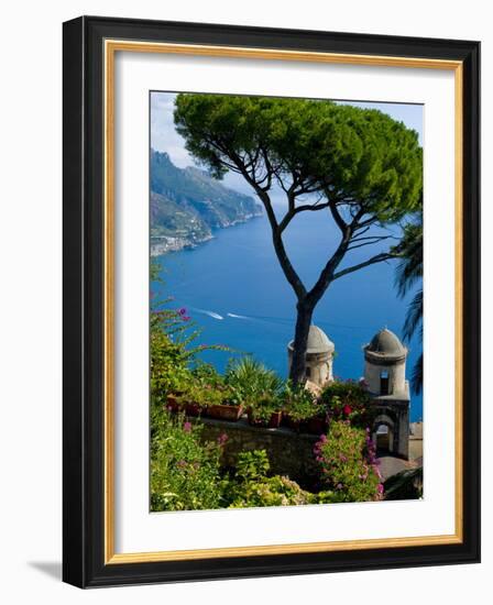 Rufolo View, Ravello, Amalfi Coast, UNESCO World Heritage Site, Campania, Italy, Europe-Charles Bowman-Framed Photographic Print