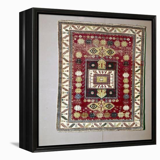 Rug with Pattern of terraced garden from the Caucasus, 18th century-Unknown-Framed Premier Image Canvas