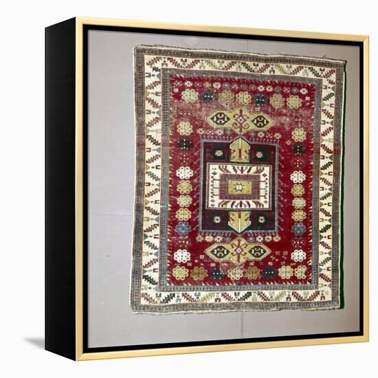 Rug with Pattern of terraced garden from the Caucasus, 18th century-Unknown-Framed Premier Image Canvas