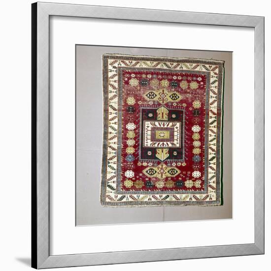 Rug with Pattern of terraced garden from the Caucasus, 18th century-Unknown-Framed Giclee Print