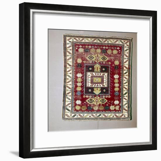 Rug with Pattern of terraced garden from the Caucasus, 18th century-Unknown-Framed Giclee Print