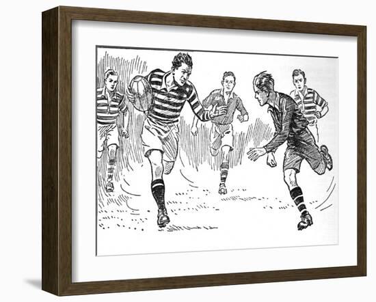 Rugby Football, 1937-null-Framed Giclee Print