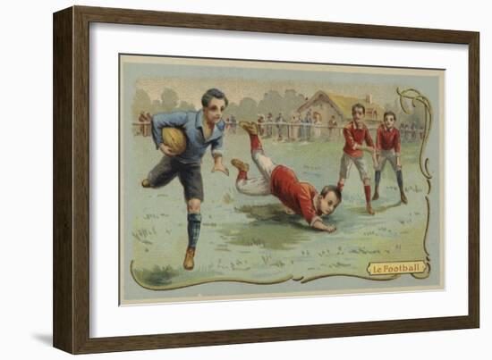 Rugby Football-null-Framed Giclee Print