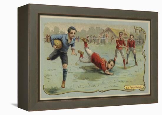 Rugby Football-null-Framed Premier Image Canvas