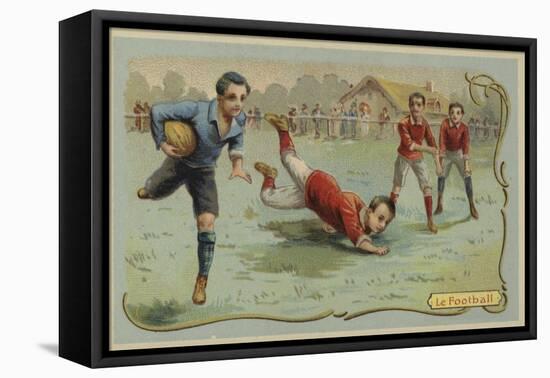 Rugby Football-null-Framed Premier Image Canvas
